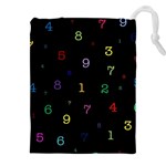 Numbers, Math, Keyboard Drawstring Pouch (4XL)