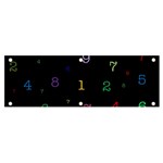 Numbers, Math, Keyboard Banner and Sign 6  x 2 