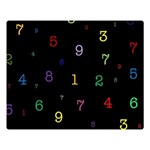 Numbers, Math, Keyboard Premium Plush Fleece Blanket (Large)