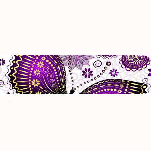 Purple Butterflies, Abstract, Floral, Flowers Large Bar Mat from ArtsNow.com 32 x8.5  Bar Mat