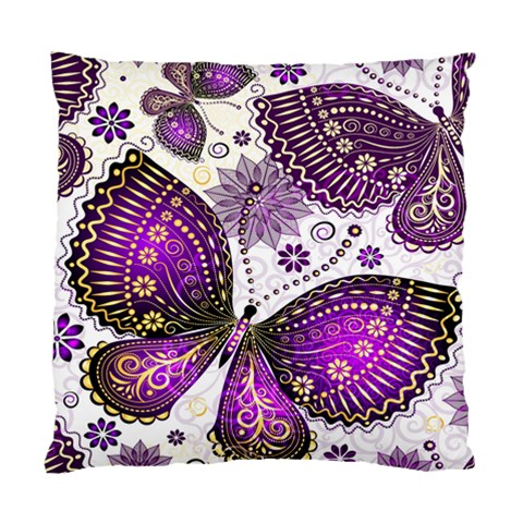 Purple Butterflies, Abstract, Floral, Flowers Standard Cushion Case (One Side) from ArtsNow.com Front