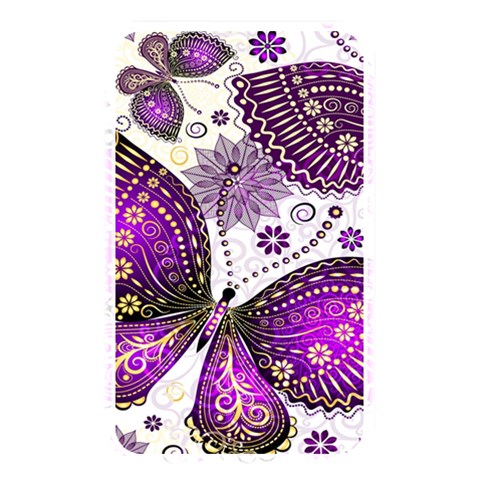 Purple Butterflies, Abstract, Floral, Flowers Memory Card Reader (Rectangular) from ArtsNow.com Front