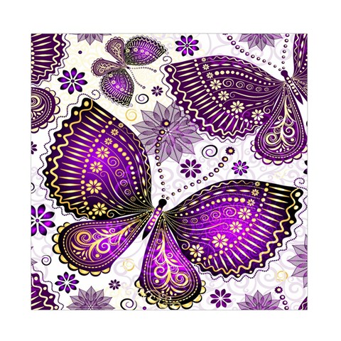 Purple Butterflies, Abstract, Floral, Flowers Duvet Cover Double Side (Full/ Double Size) from ArtsNow.com Front