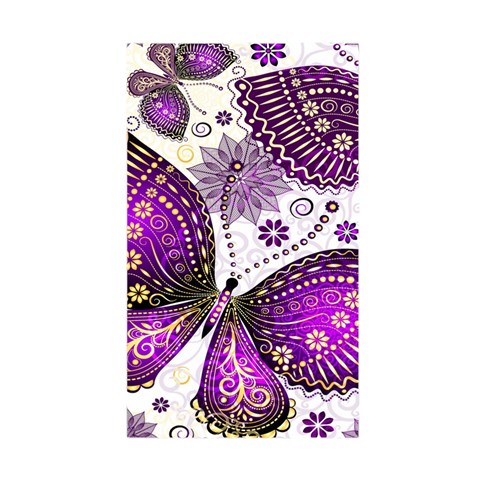 Purple Butterflies, Abstract, Floral, Flowers Duvet Cover Double Side (Single Size) from ArtsNow.com Front