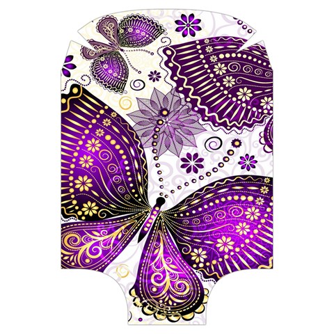 Purple Butterflies, Abstract, Floral, Flowers Luggage Cover (Large) from ArtsNow.com Front