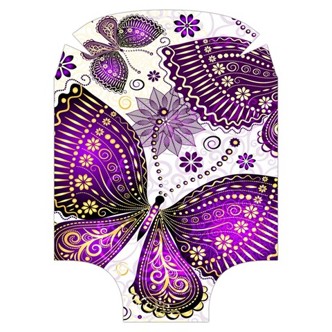 Purple Butterflies, Abstract, Floral, Flowers Luggage Cover (Medium) from ArtsNow.com Front