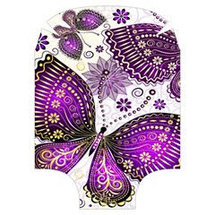 Purple Butterflies, Abstract, Floral, Flowers Luggage Cover (Medium) from ArtsNow.com Back