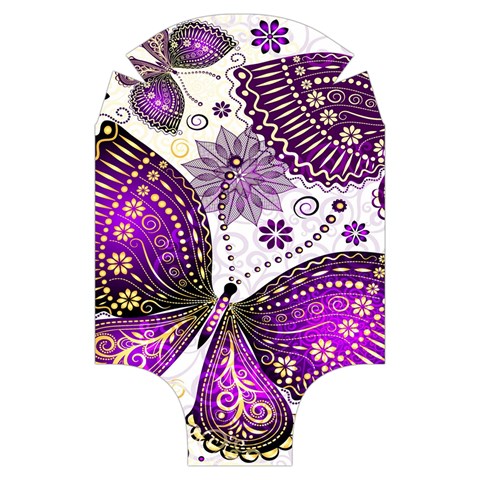 Purple Butterflies, Abstract, Floral, Flowers Luggage Cover (Small) from ArtsNow.com Front