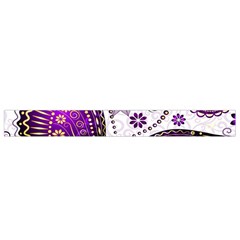 Purple Butterflies, Abstract, Floral, Flowers Waist Pouch (Small) from ArtsNow.com Bottom