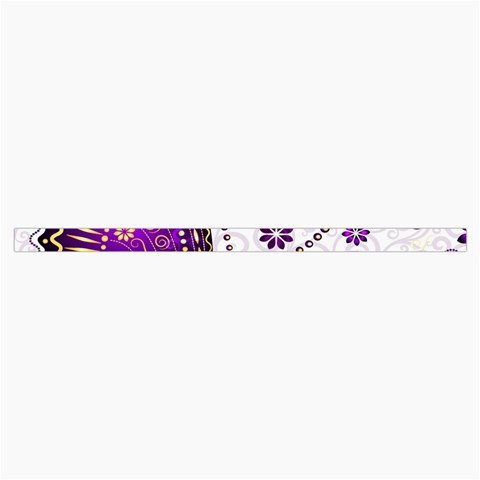 Purple Butterflies, Abstract, Floral, Flowers Roll Up Canvas Pencil Holder (S) from ArtsNow.com Strap