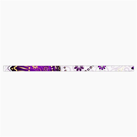 Purple Butterflies, Abstract, Floral, Flowers Roll Up Canvas Pencil Holder (M) from ArtsNow.com Strap