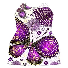 Purple Butterflies, Abstract, Floral, Flowers Women s Long Sleeve Raglan T Front