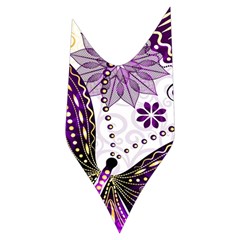 Purple Butterflies, Abstract, Floral, Flowers Women s Long Sleeve Raglan T Side Left