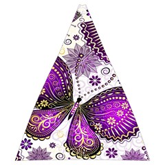 Purple Butterflies, Abstract, Floral, Flowers Automatic Folding Umbrella with Case (Medium) from ArtsNow.com 17.22 x19.95  Umbrella - 1