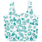 Real Madrid, Background, Pattern, Sport Full Print Recycle Bag (XXXL)