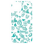 Real Madrid, Background, Pattern, Sport iPhone 14 Black UV Print Case