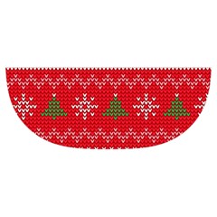 Red Christmas Pattern Xmas Decorations, Christmas Knitted Texture Kids  Hooded Rain Ponchos from ArtsNow.com Brim