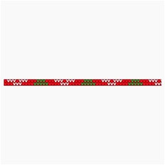 Red Christmas Pattern Xmas Decorations, Christmas Knitted Texture Roll Up Canvas Pencil Holder (M) from ArtsNow.com Strap