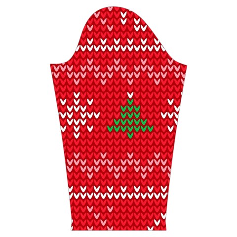 Red Christmas Pattern Xmas Decorations, Christmas Knitted Texture Kids  Midi Sailor Dress from ArtsNow.com Sleeve Left