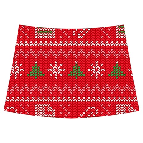 Red Christmas Pattern Xmas Decorations, Christmas Knitted Texture Kids  Midi Sailor Dress from ArtsNow.com Back Skirt