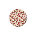 Santa Claus Patterns, Christmas Decorations Golf Ball Marker (10 pack)