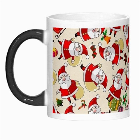 Santa Claus Patterns, Christmas Decorations Morph Mug from ArtsNow.com Left