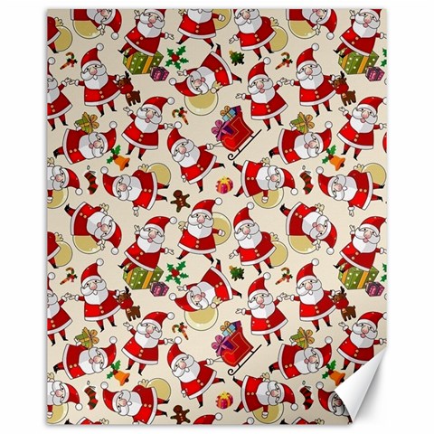 Santa Claus Patterns, Christmas Decorations Canvas 16  x 20  from ArtsNow.com 15.75 x19.29  Canvas - 1