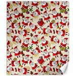 Santa Claus Patterns, Christmas Decorations Canvas 20  x 24 