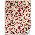 Santa Claus Patterns, Christmas Decorations Canvas 36  x 48 