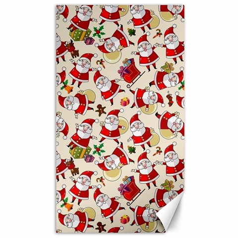 Santa Claus Patterns, Christmas Decorations Canvas 40  x 72  from ArtsNow.com 39.28 x69.23  Canvas - 1