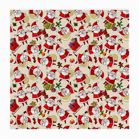 Santa Claus Patterns, Christmas Decorations Medium Glasses Cloth from ArtsNow.com Front