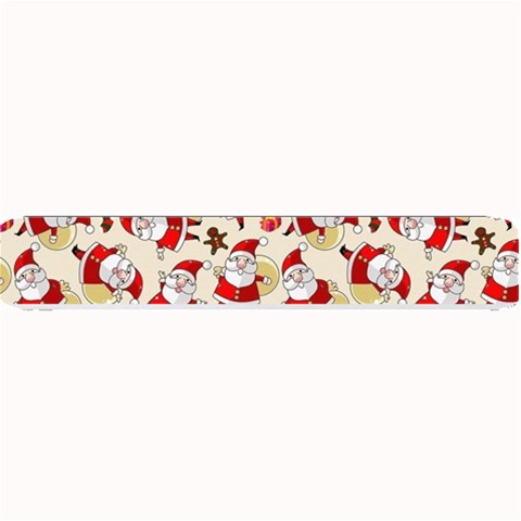 Santa Claus Patterns, Christmas Decorations Small Bar Mat from ArtsNow.com 24 x4  Bar Mat