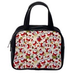 Santa Claus Patterns, Christmas Decorations Classic Handbag (One Side)