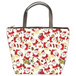 Santa Claus Patterns, Christmas Decorations Bucket Bag