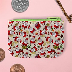 Santa Claus Patterns, Christmas Decorations Mini Coin Purse from ArtsNow.com Back