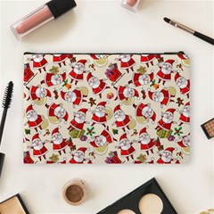 Santa Claus Patterns, Christmas Decorations Cosmetic Bag (Large) from ArtsNow.com Back