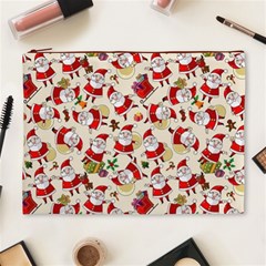 Santa Claus Patterns, Christmas Decorations Cosmetic Bag (XL) from ArtsNow.com Front