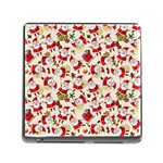 Santa Claus Patterns, Christmas Decorations Memory Card Reader (Square 5 Slot)