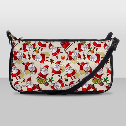 Santa Claus Patterns, Christmas Decorations Shoulder Clutch Bag from ArtsNow.com Front