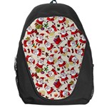 Santa Claus Patterns, Christmas Decorations Backpack Bag