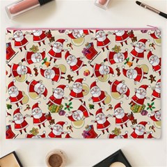 Santa Claus Patterns, Christmas Decorations Cosmetic Bag (XXXL) from ArtsNow.com Back