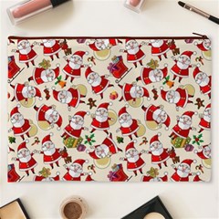 Santa Claus Patterns, Christmas Decorations Cosmetic Bag (XXXL) from ArtsNow.com Back