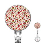 Santa Claus Patterns, Christmas Decorations Stainless Steel Nurses Watch