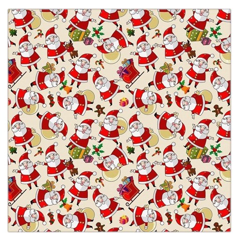 Santa Claus Patterns, Christmas Decorations Square Satin Scarf (36  x 36 ) from ArtsNow.com Front