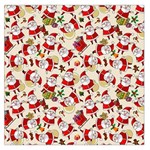 Santa Claus Patterns, Christmas Decorations Square Satin Scarf (36  x 36 )