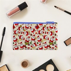 Santa Claus Patterns, Christmas Decorations Cosmetic Bag (XS) from ArtsNow.com Back