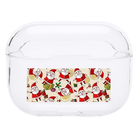 Santa Claus Patterns, Christmas Decorations Hard PC AirPods Pro Case from ArtsNow.com Front