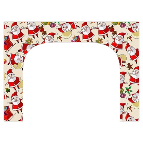 Santa Claus Patterns, Christmas Decorations Toiletries Pouch from ArtsNow.com Front