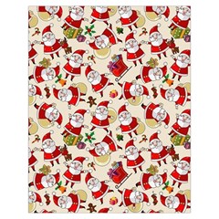 Santa Claus Patterns, Christmas Decorations Toiletries Pouch from ArtsNow.com Back