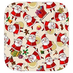 Santa Claus Patterns, Christmas Decorations Toiletries Pouch from ArtsNow.com Side Right